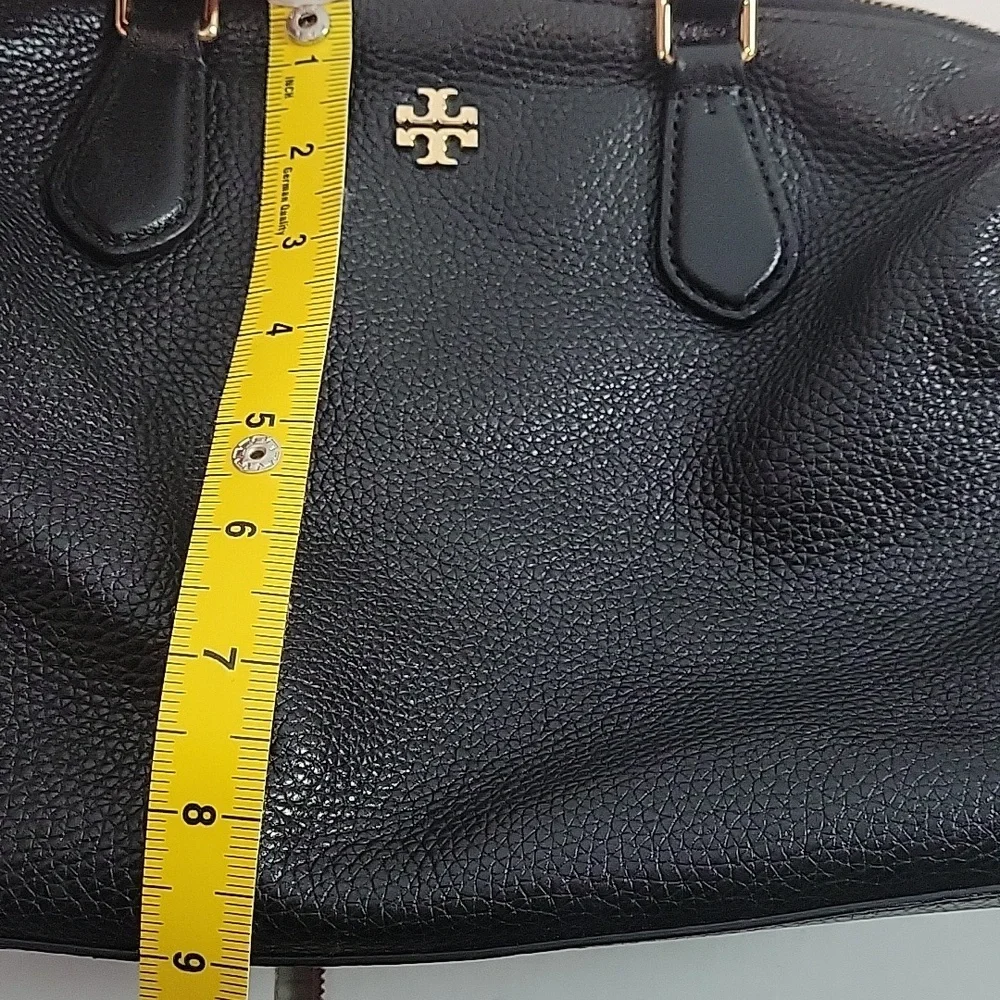 Tory Burch Carter Satchel black leather bag